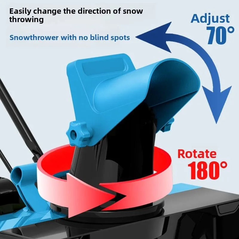 STJX Wireless Snow Blower Lithium Ion Shovel Sweeper