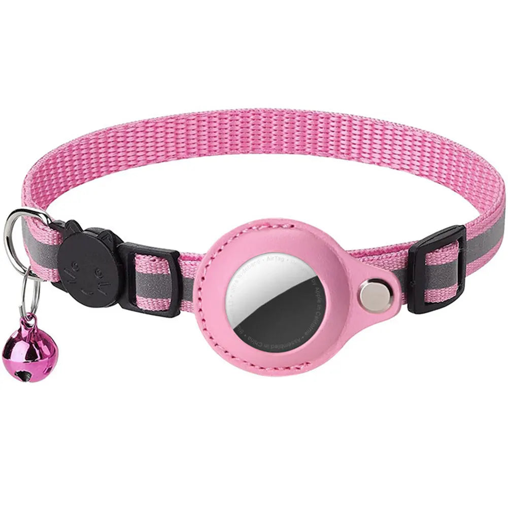 ALLOYSEED AirTag Cat Collar Reflective Adjustable Safety Buckle Kitten