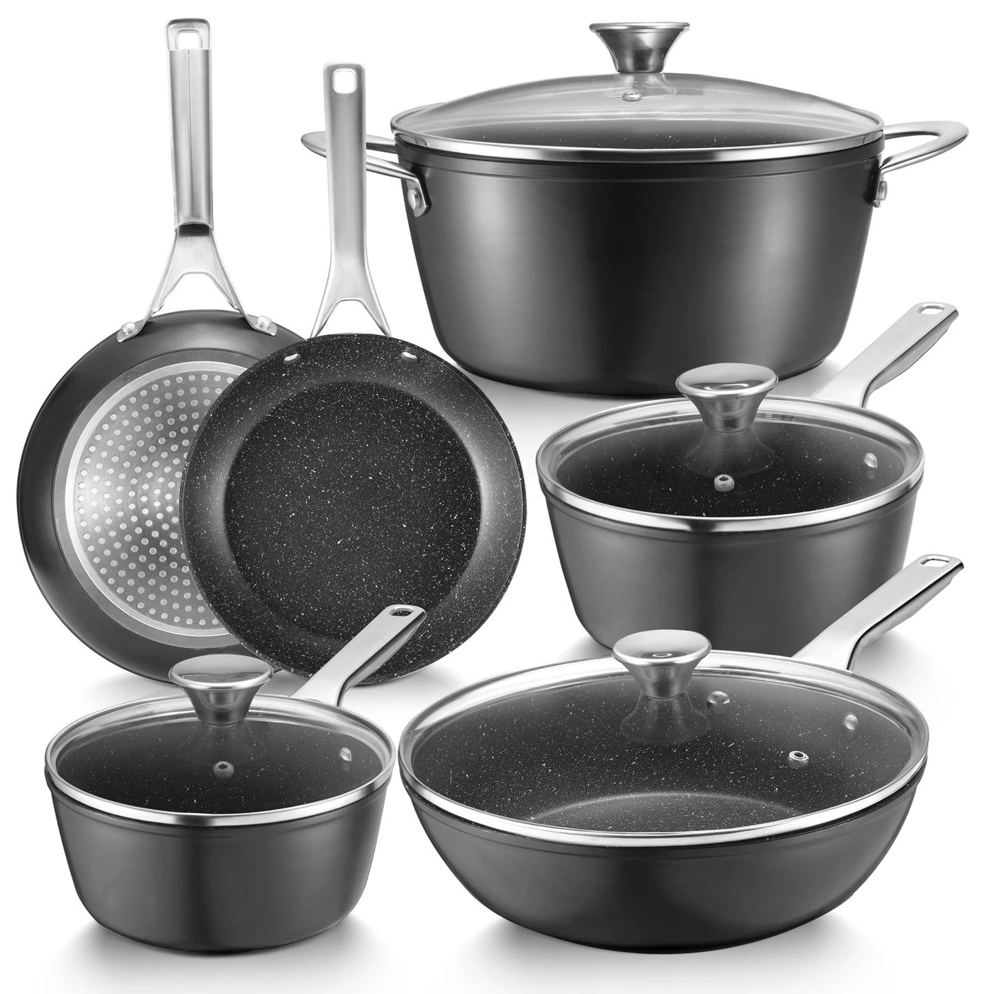 Bezia Induction Cookware Nonstick Set