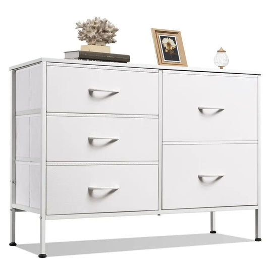 Fabric Dresser With Five Drawers For Bedroom And Closet