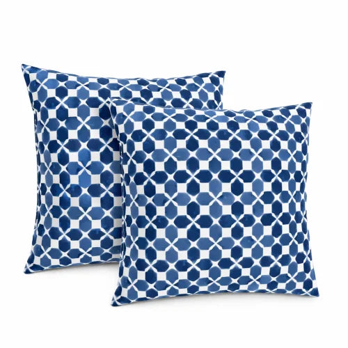 Outdoor Paisley Throw Pillows Waterproof Fade-Resistant Cushions