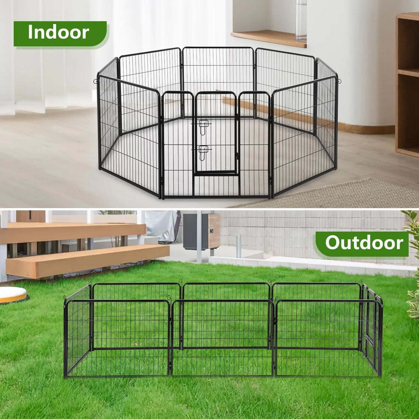 Dog Playpen Heavy Duty Metal Exercise Pen