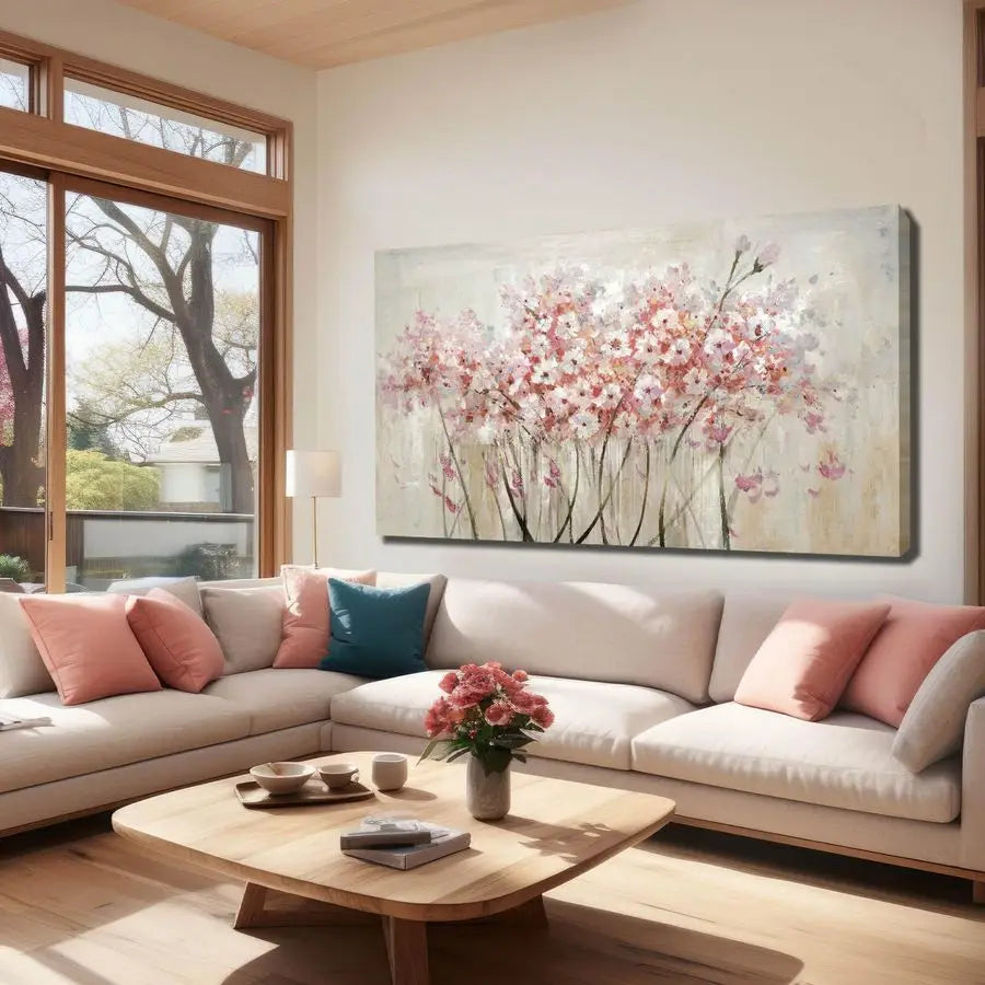 Floral Oil Painting Canvas Art Wall Decor