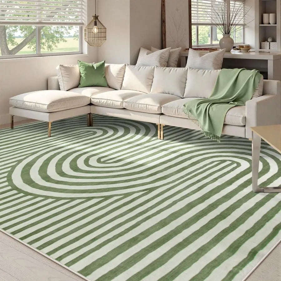 Soft Faux Wool Kids Rug for Bedroom and Living Room