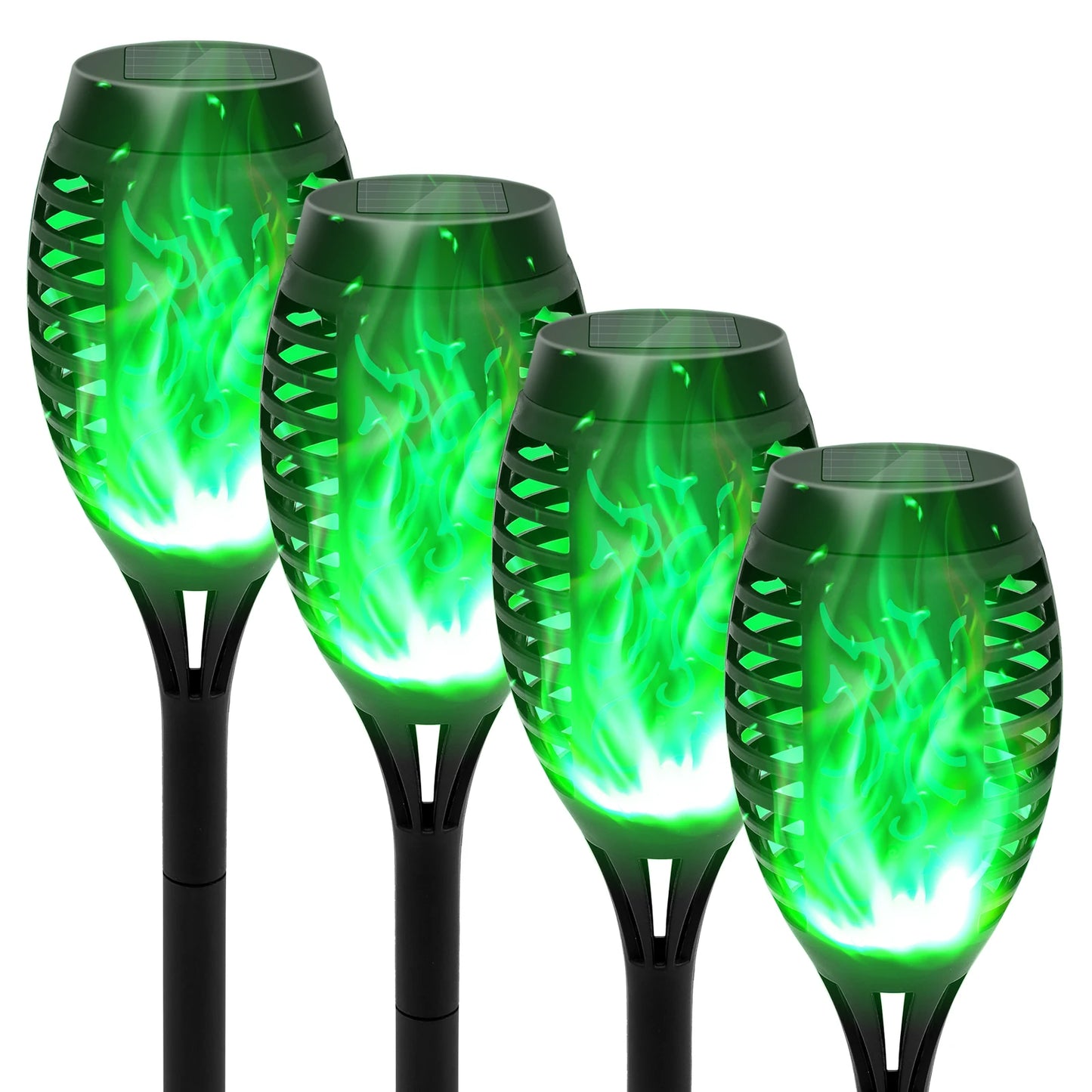 Solar Torch Light Outdoor Flickering Flame LED Waterproof Garden Decor