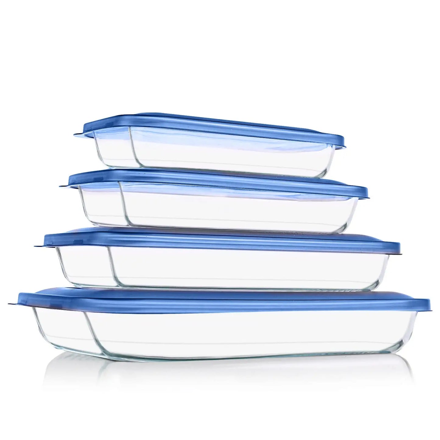 Glass Baking Dish Set With Lids