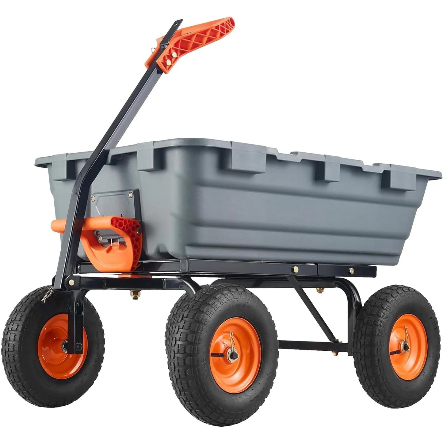 Garden Dump Cart Wheelbarrow Utility Wagon With Quick Release