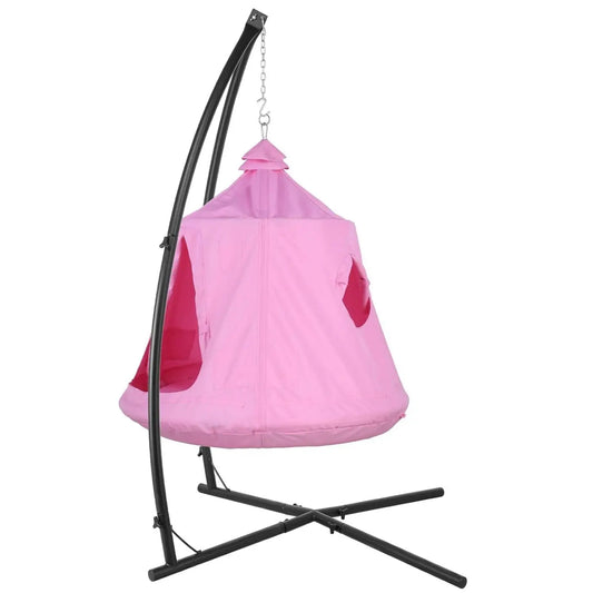 Homfa Hammock Chair Stand and Swing Chair With Led Lights