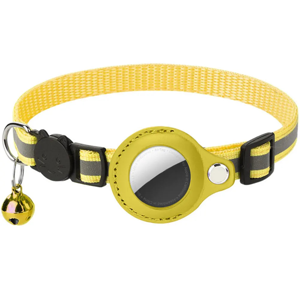 ALLOYSEED AirTag Cat Collar Reflective Adjustable Safety Buckle Kitten