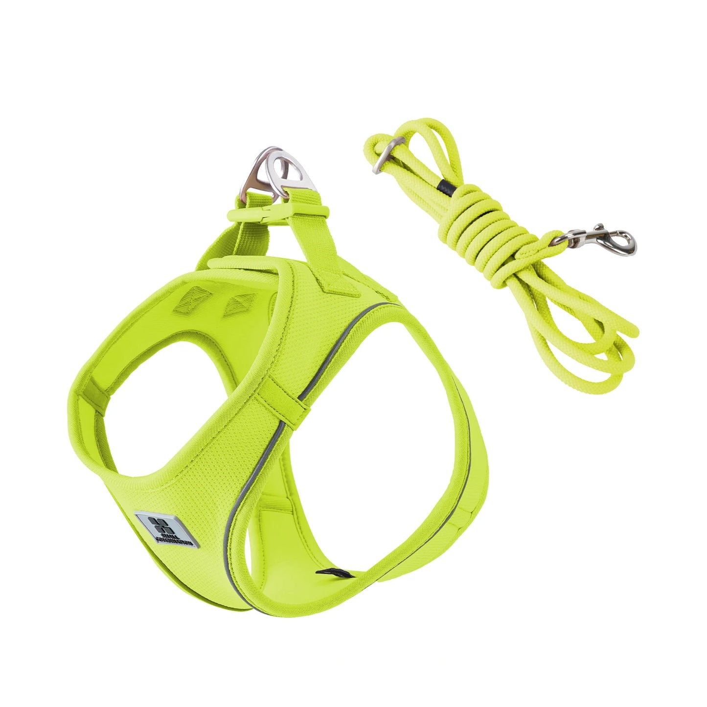 Dog Harness Leash Set Reflective Adjustable For Dogs