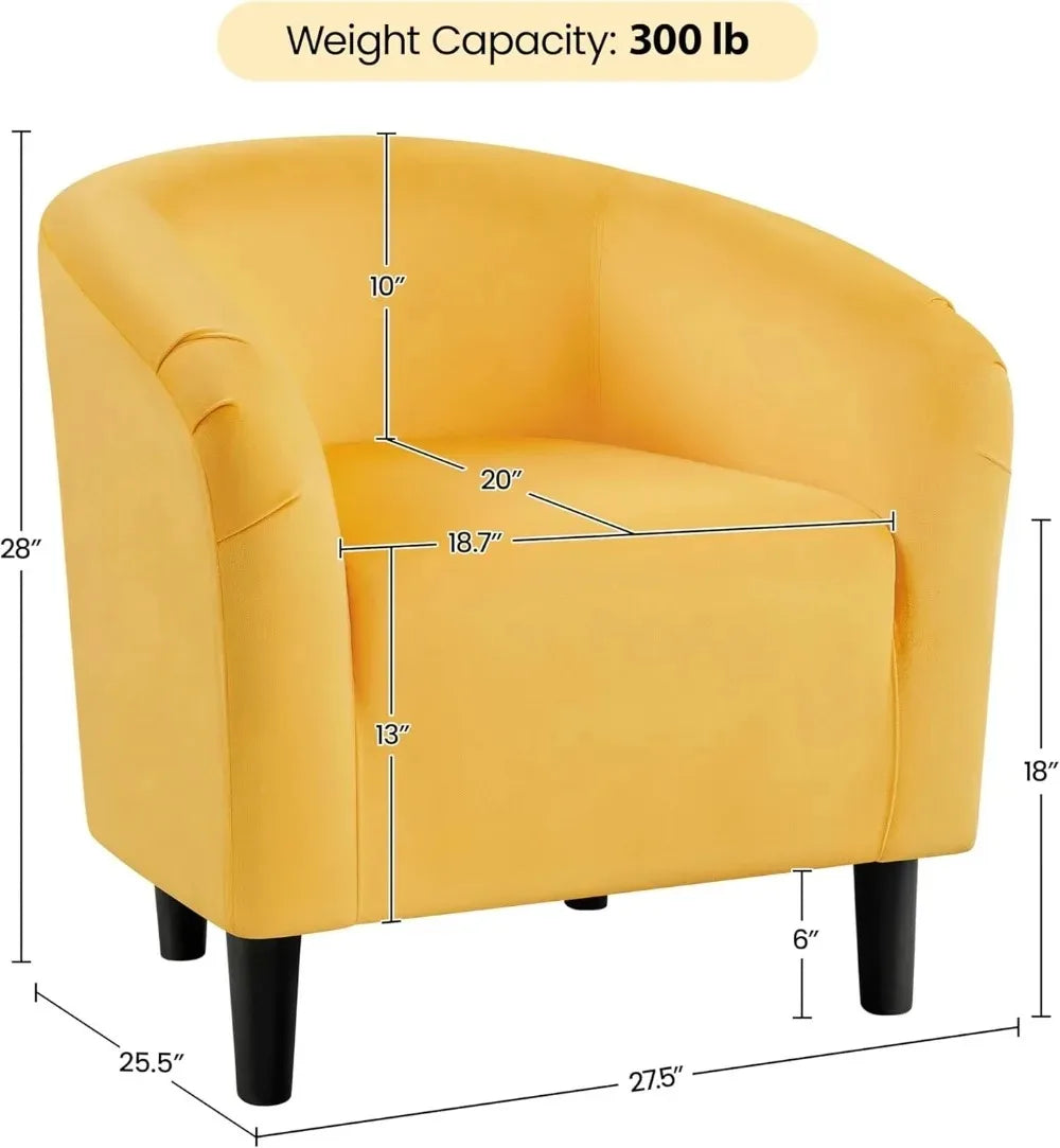 Boucle Barrel Chair With Sherpa Padding