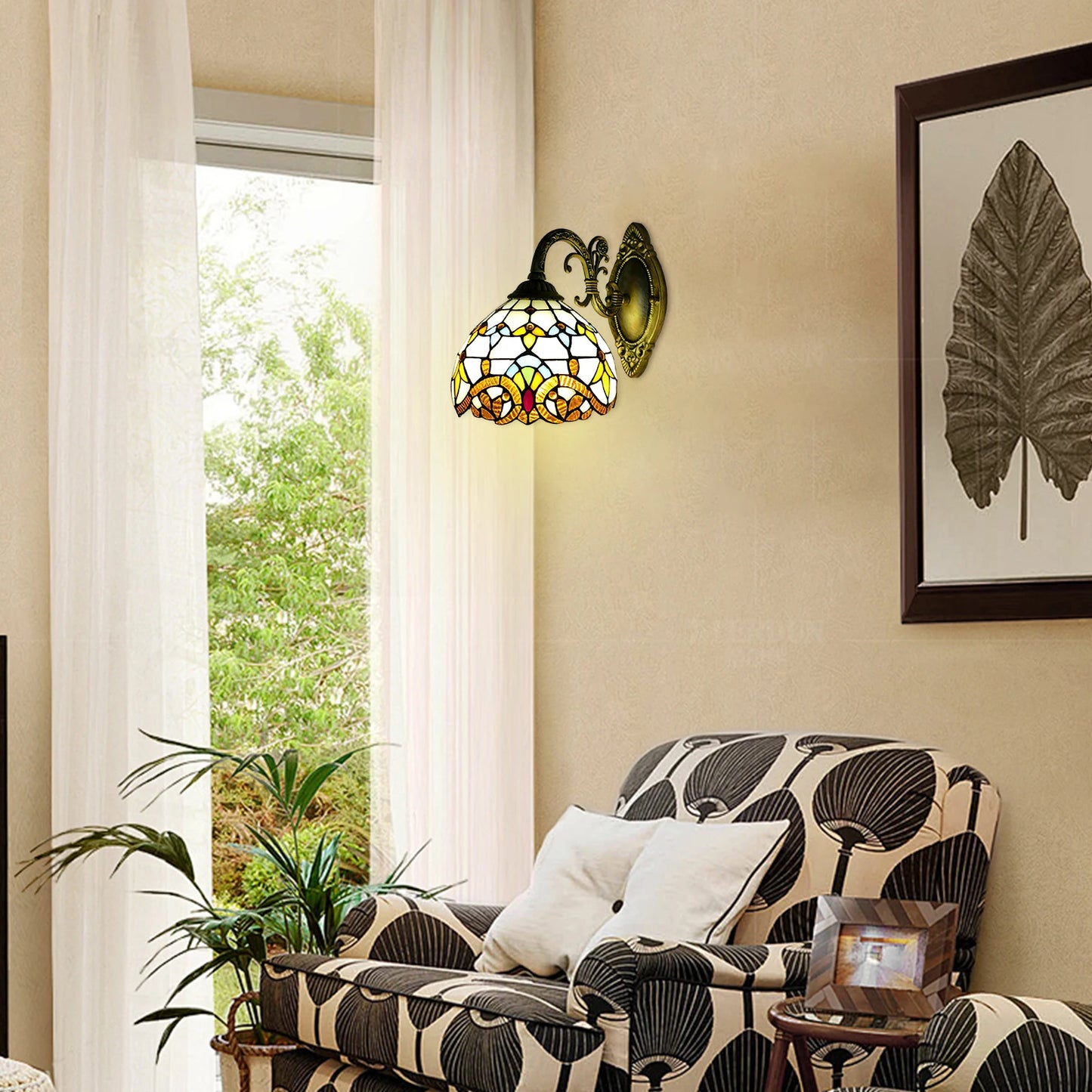 Vintage Dome Wall Lamp Indoor Retro Handmade Living Room Light