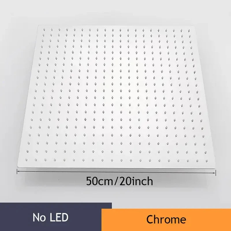 MYQualife Ultra-Thin Square Rainfall Shower Head