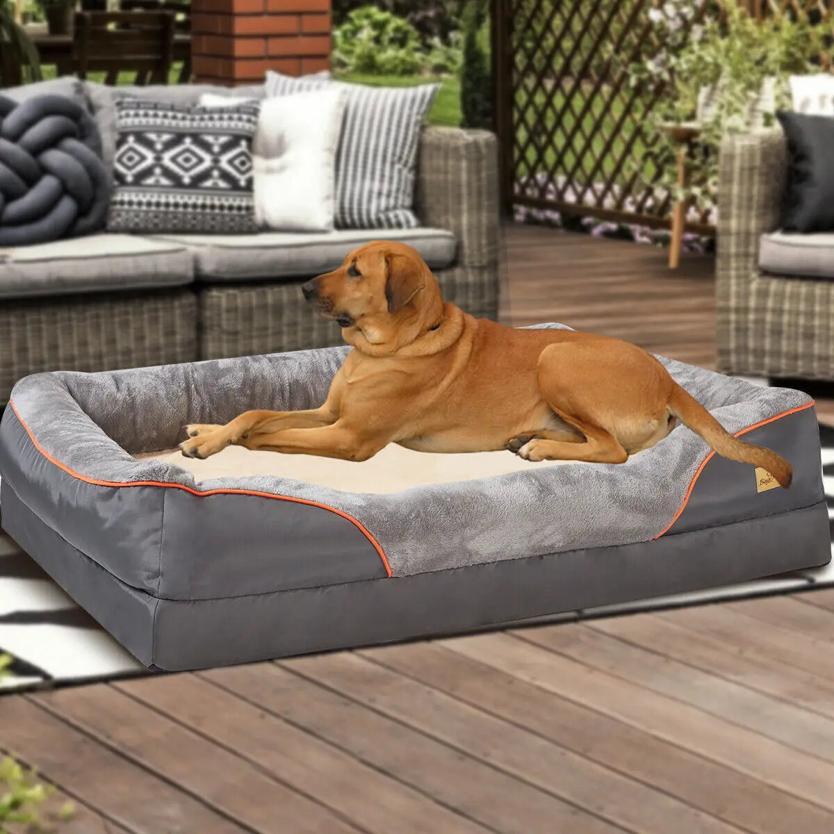 BINGOPAW Orthopedic Memory Foam Dog Bed