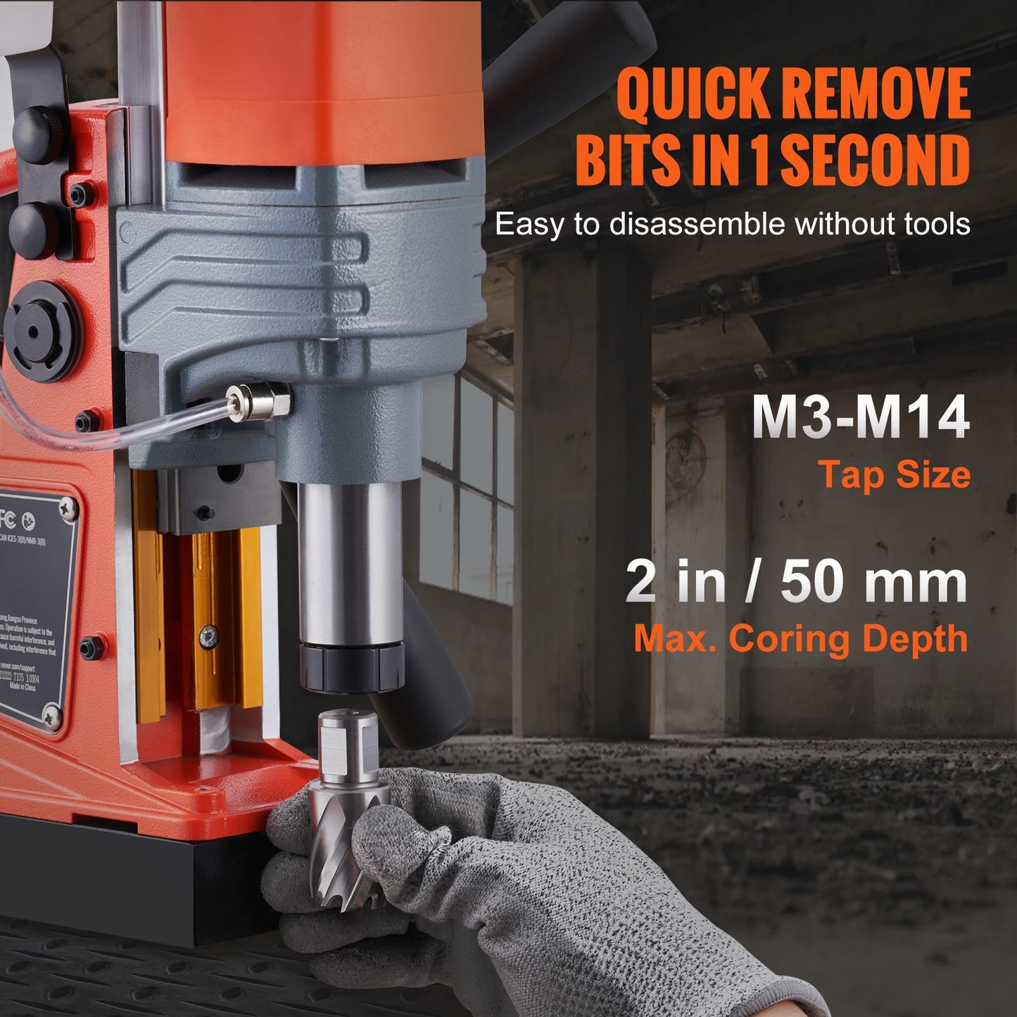 Succebuy 1300W Magnetic Drill Press