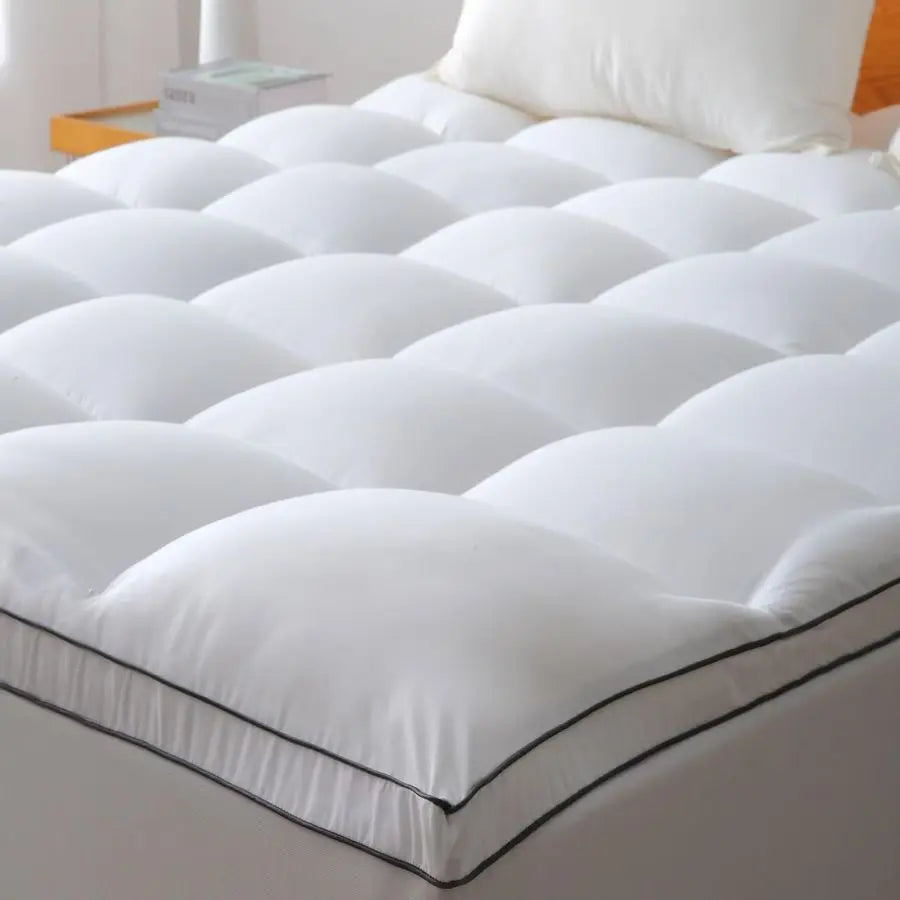 Breathable Quilted Mattress Topper for Comfort and Soft Support