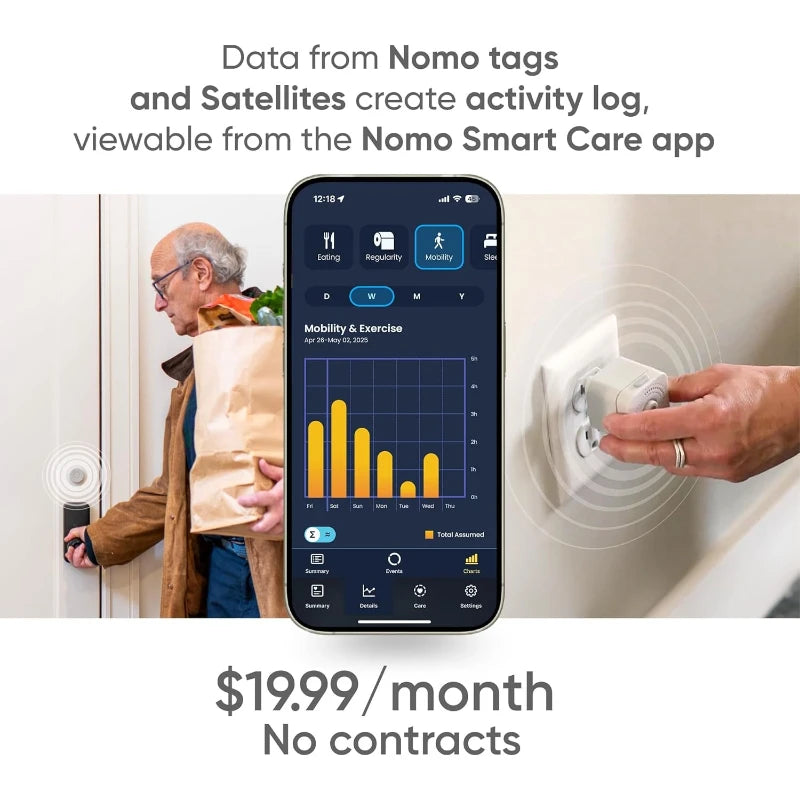 Medical Alert System With Fall Detection And WiFi Monitoring