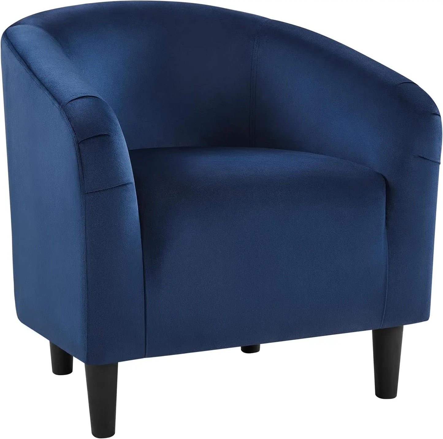 Boucle Barrel Chair With Sherpa Padding