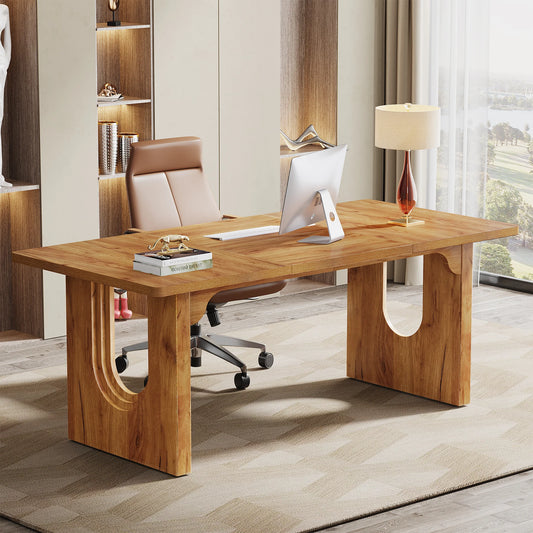 Tribesigns Executive Desk for Office, Conference, and Meeting Rooms