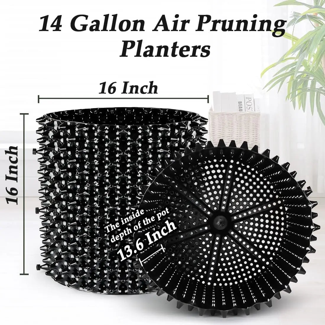 Air Pruning Plant Pots for Fruit and Vegetable Gardens