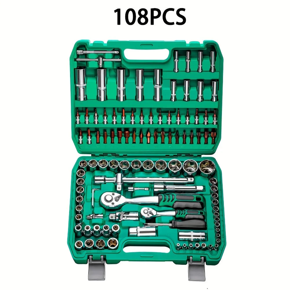 NIUXIANGDIY Ratchet Wrench Socket Set With S2 CR-V Sockets