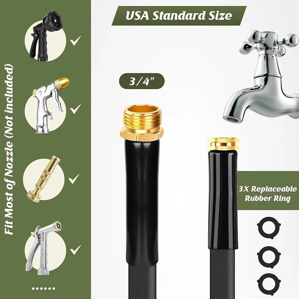 Non-Expandable Garden Hose Kink Free Lightweight High Pressure