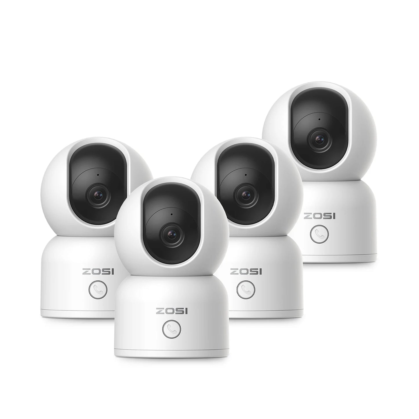 ZOSI 360 Degree Smart Home Security Camera With AI Tracking