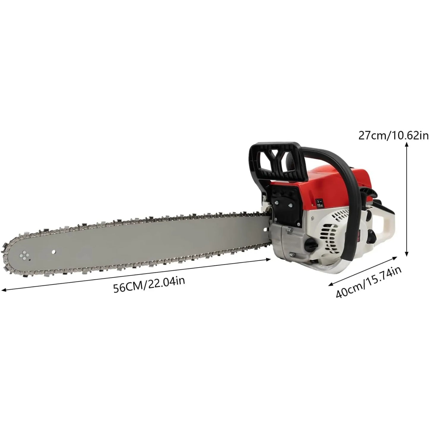 Gas Chainsaw 2-Stroke Portable Woodcutting Tool