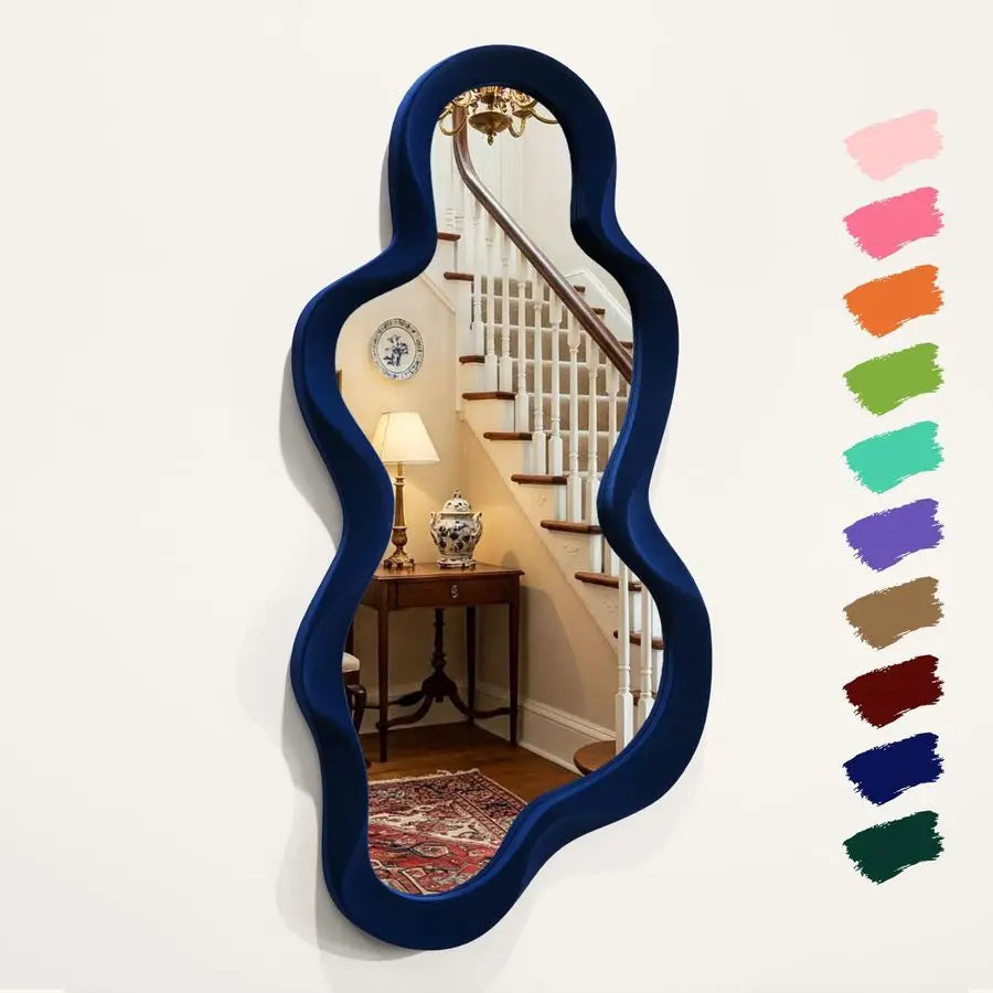 Cloud Shaped Wall Mirror For Bedroom Decor, Cute Hanging Wall Art For Teens