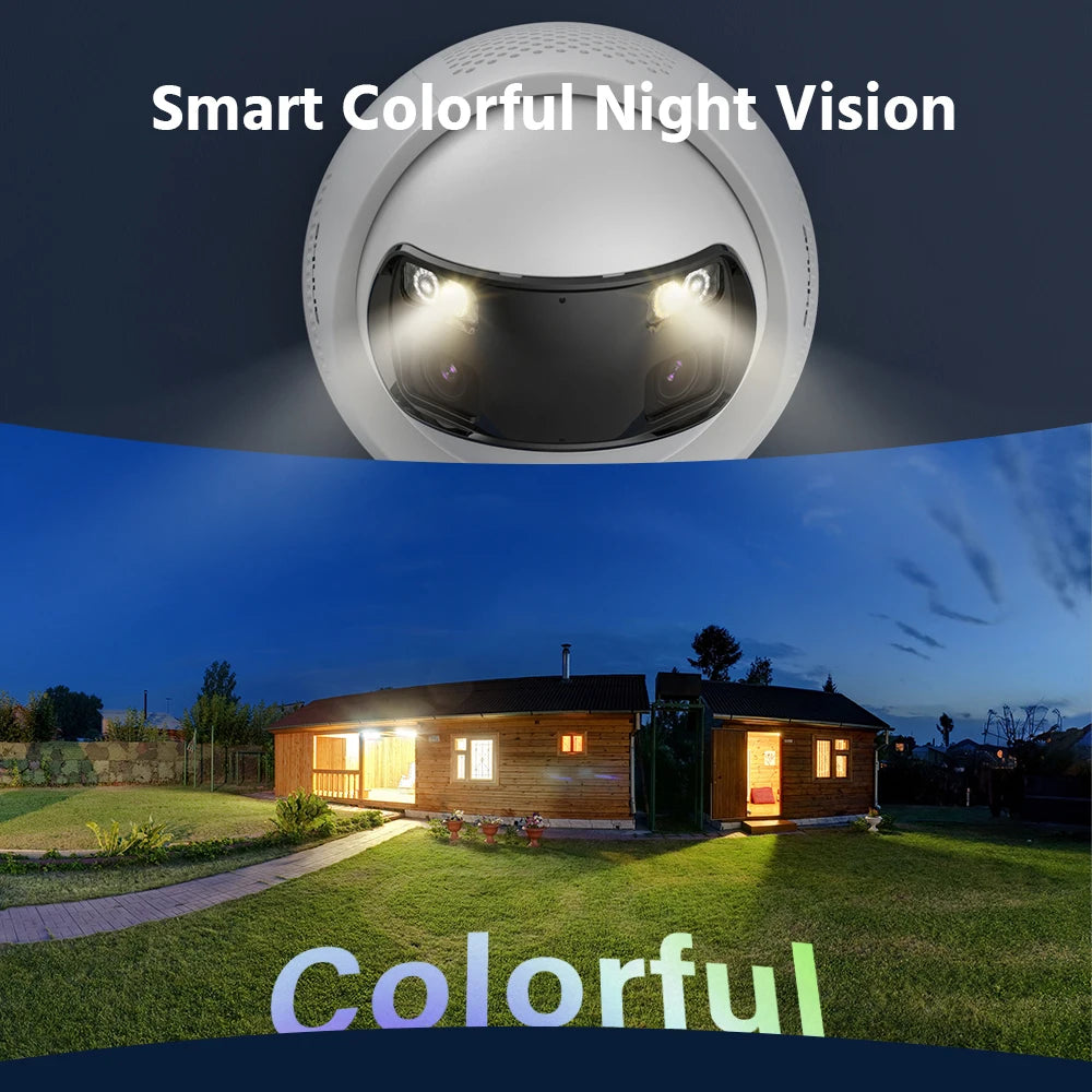 ANNKE 8MP 4K Dual Lens Security Camera Kit With AI Human Detection