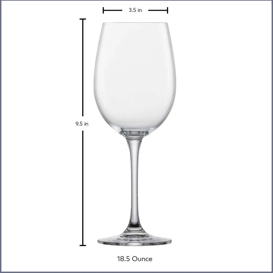 XMSJ Classic Crystal Wine Glass Set Dishwasher Safe Tritan Glasses