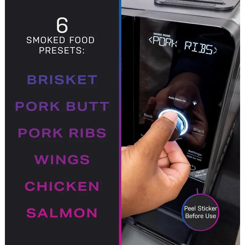 Smart Indoor Pellet Smoker With Active Filtration And WiFi