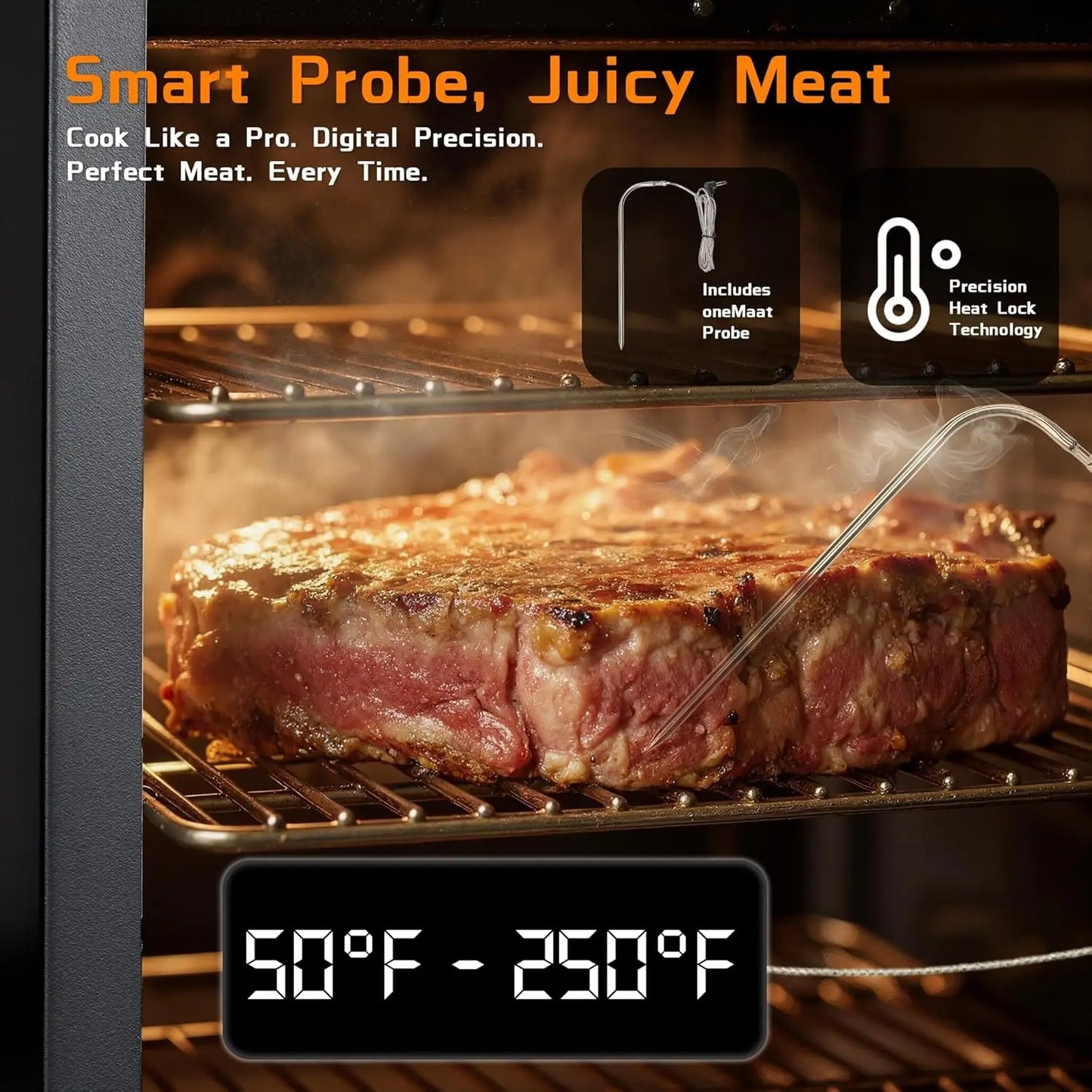 Maison Backyards E40 Electric Smoker With Built In Probe