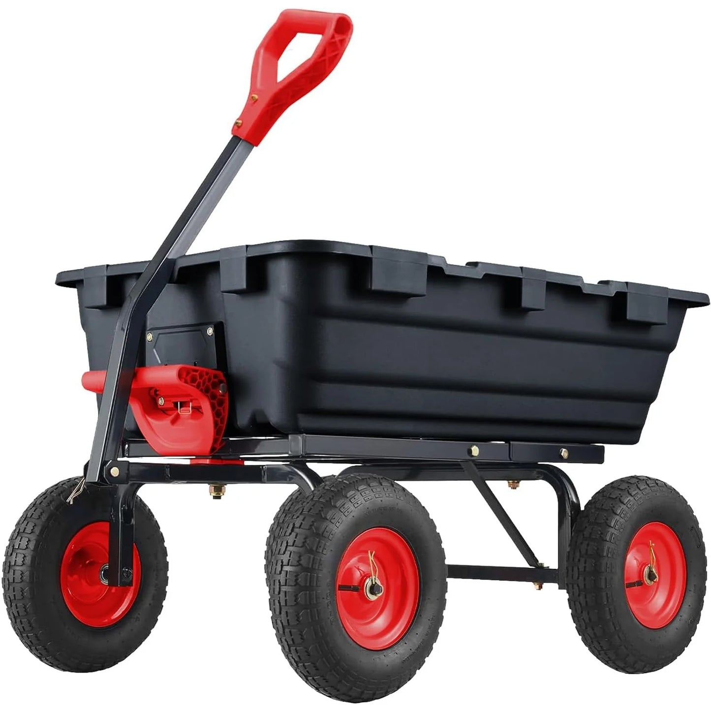 Garden Dump Cart Wheelbarrow Utility Wagon With Quick Release