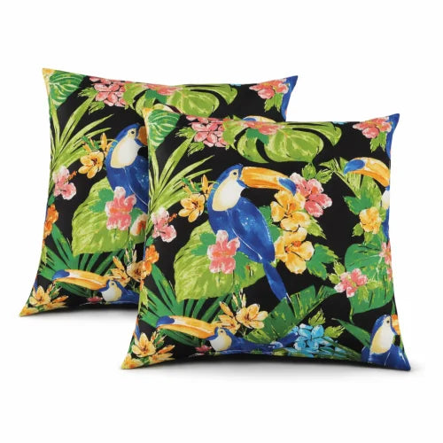 Outdoor Paisley Throw Pillows Waterproof Fade-Resistant Cushions