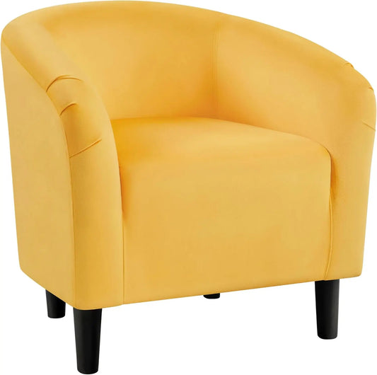 Boucle Barrel Chair With Sherpa Padding
