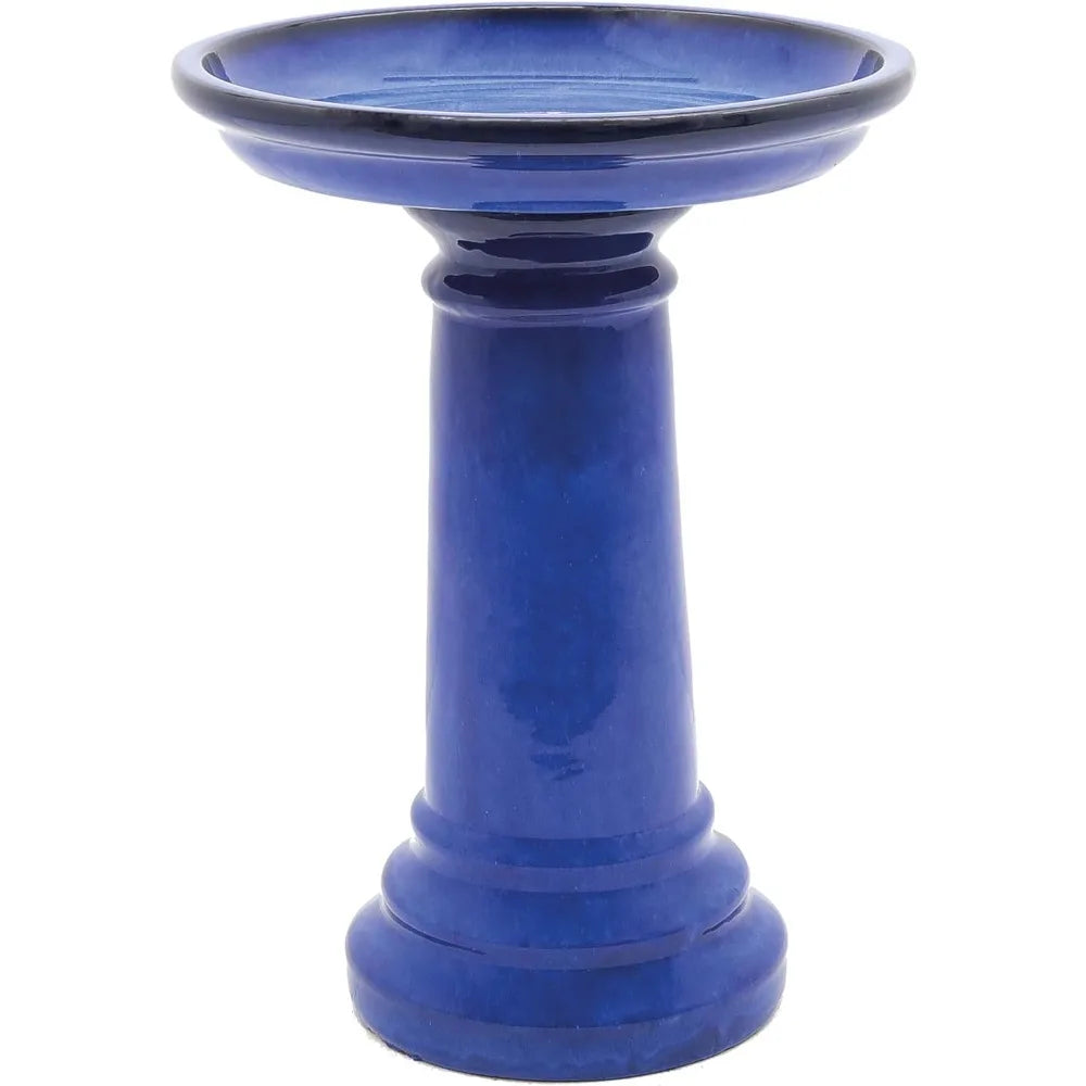 Ceramic Bird Bath For Gardens And Backyards Outdoor Garden Decor
