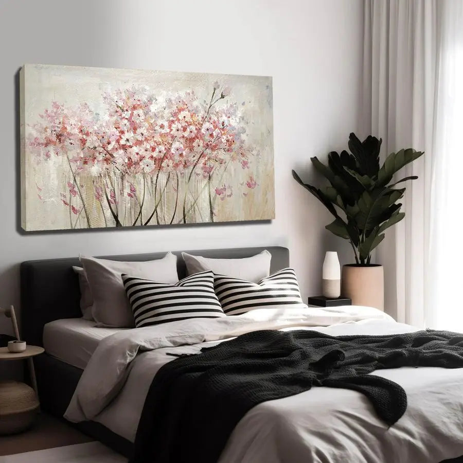 Floral Oil Painting Canvas Art Wall Decor
