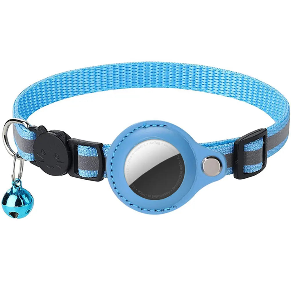ALLOYSEED AirTag Cat Collar Reflective Adjustable Safety Buckle Kitten