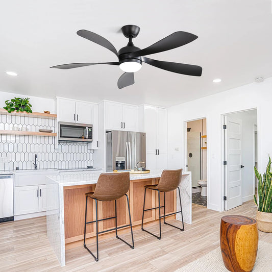 Sofucor Modern Ceiling Fan With LED DC Motor And Remote