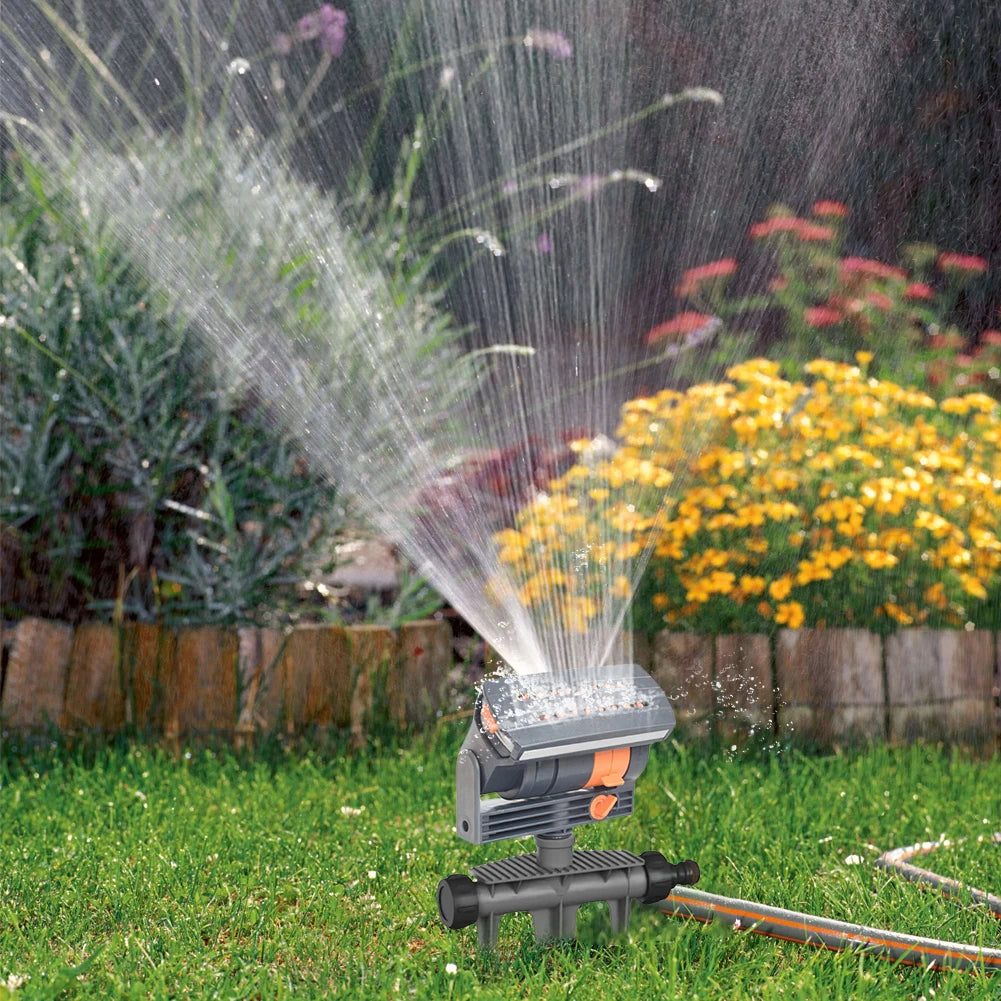 Oscillating Lawn Sprinkler With 4 Modes And 16 Nozzles