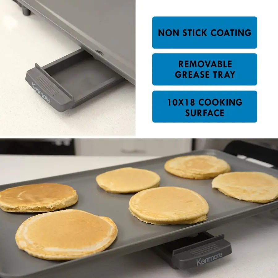 Electric Griddle Nonstick With External Temperature Control