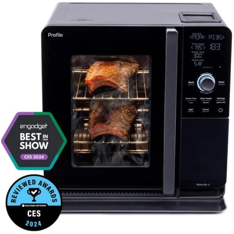 Smart Indoor Pellet Smoker With Active Filtration And WiFi