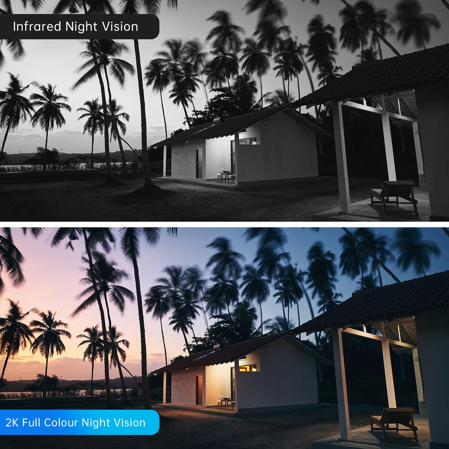 NOAHTEC 3MP Indoor Wireless Security Camera With 2 Way Talk