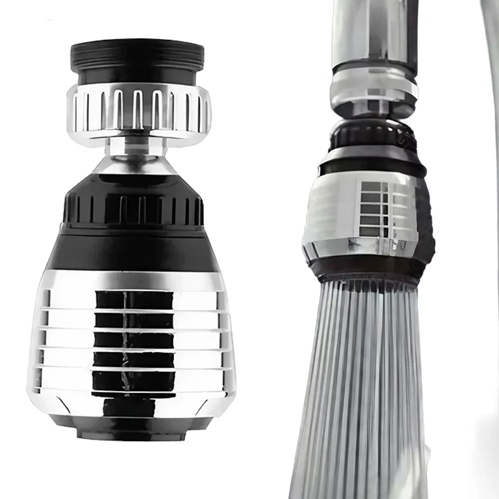JJYY 360 Degree Swivel Splashproof Faucet Sprinkler Turbo Shower Water Saving