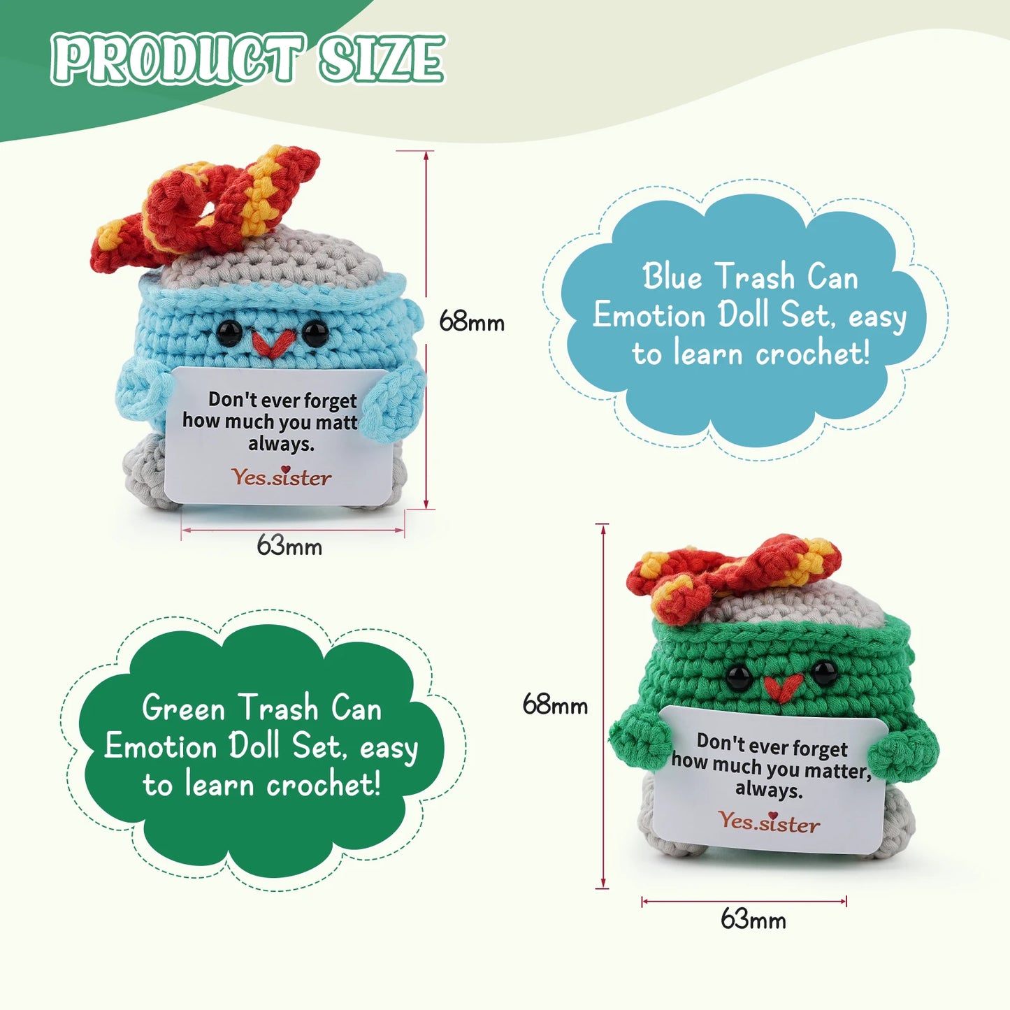 Beginner Crochet Kit Amigurumi Starter Set With Tutorials