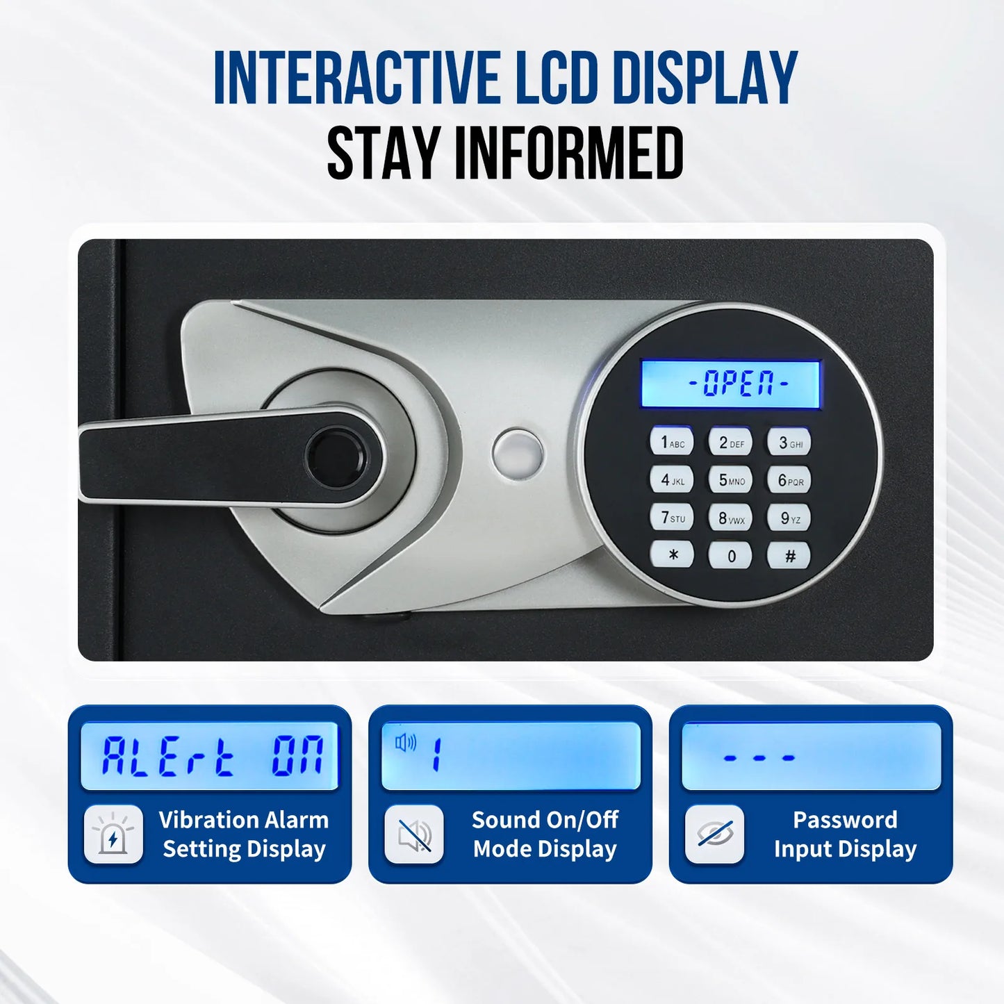 Blacksmith Fireproof Biometric Safe With Digital Keypad