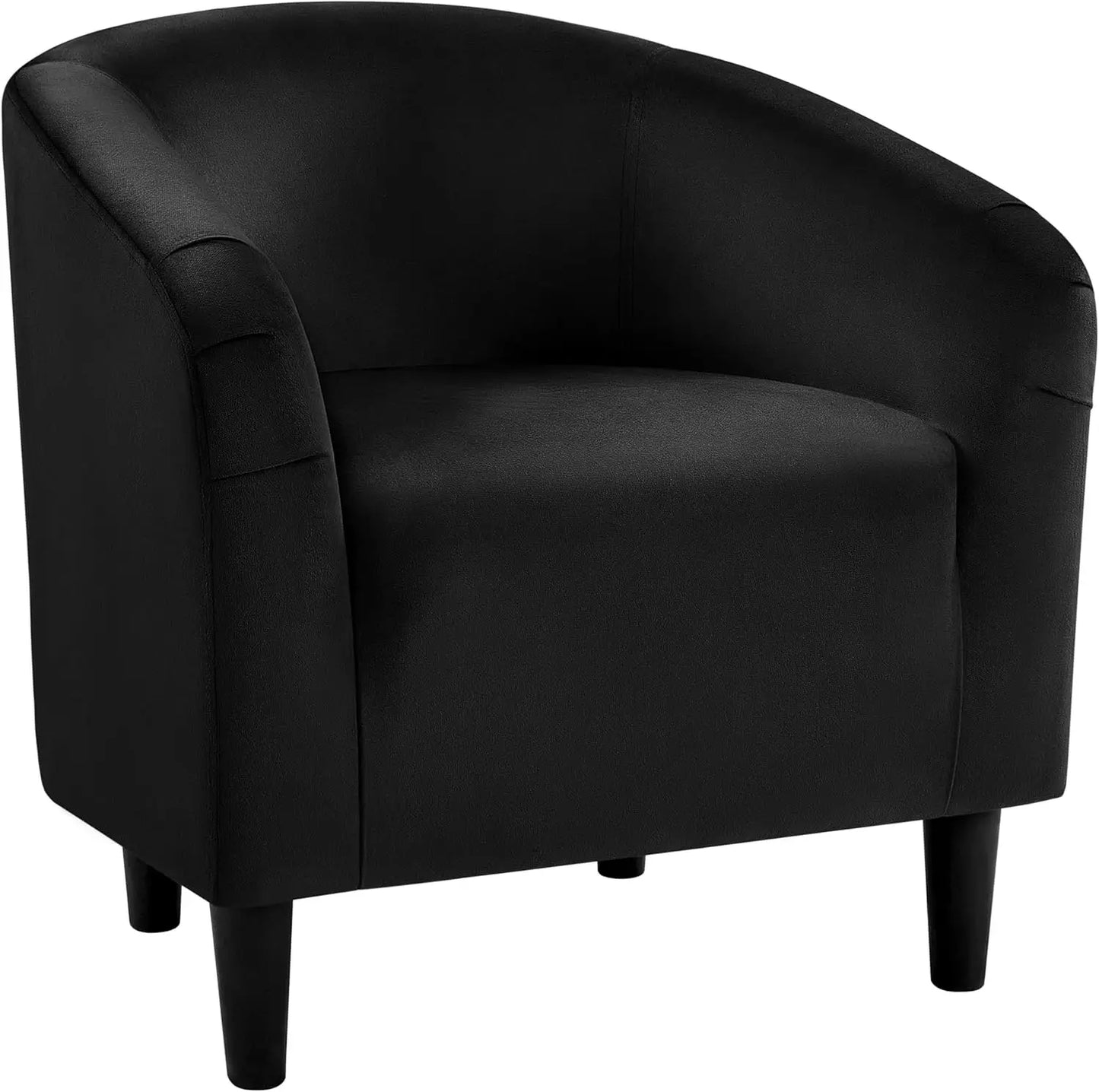 Boucle Barrel Chair With Sherpa Padding