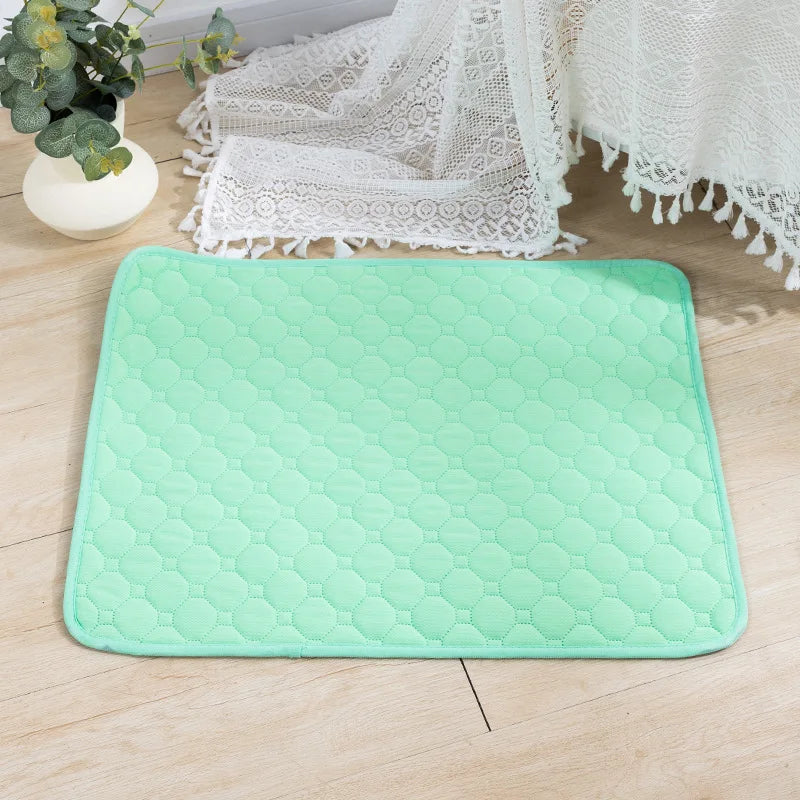 NONECN Reusable Dog Pee Pad Washable Absorbent Training Mat