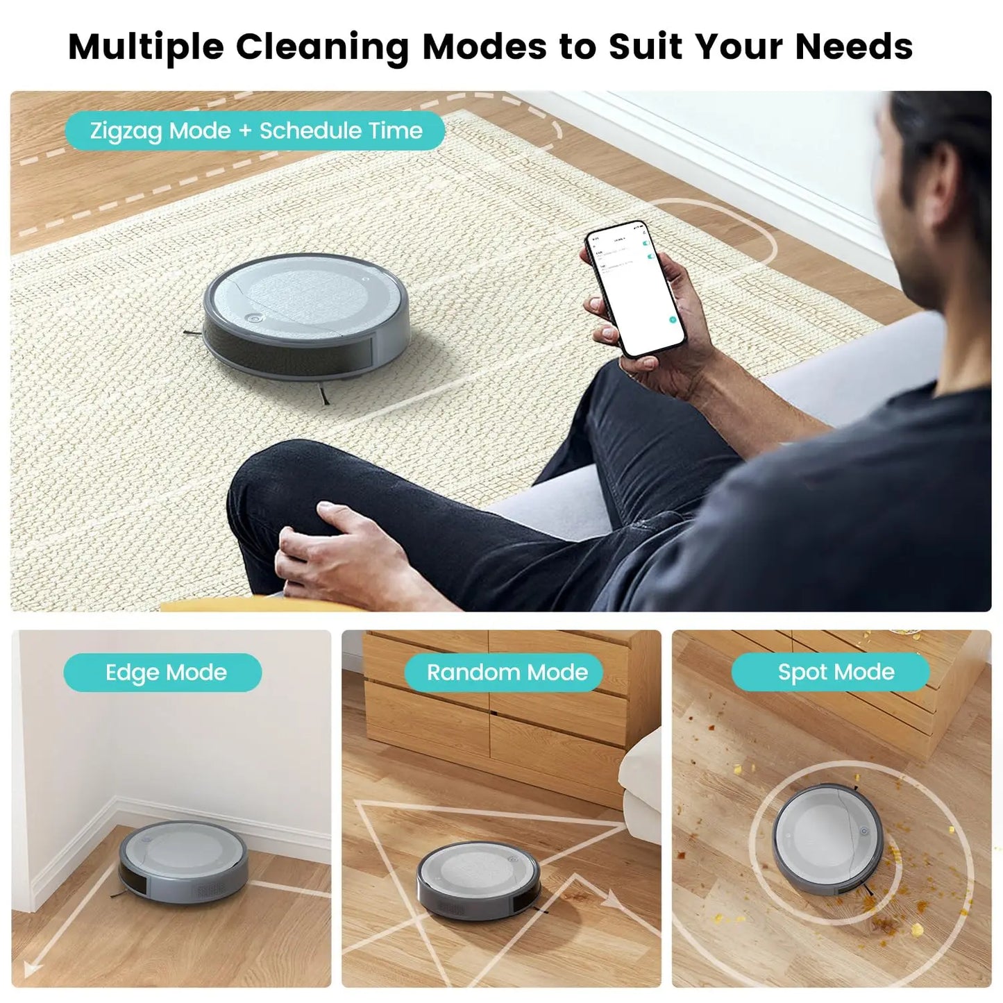 Lefant M310 Robot Vacuum Cleaner With 4500Pa Suction And WiFi